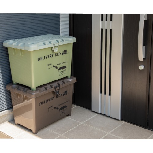 宅配ボックス 70L 2個組 置き配ボックス コンテナボックス 254924