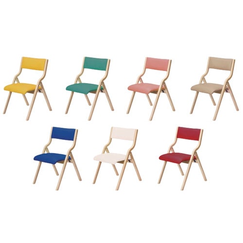 折りたたみチェア 木製 幅475×奥行590×高さ800mm 肘なしチェア 木製