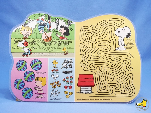 ビンテージ スヌーピー Placemat ランチョンマット スヌーピー