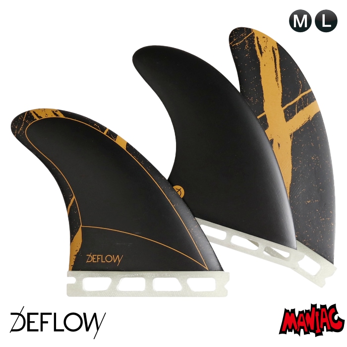 future フューチャー フィン トライフィン ショートボード用 DEFLOW