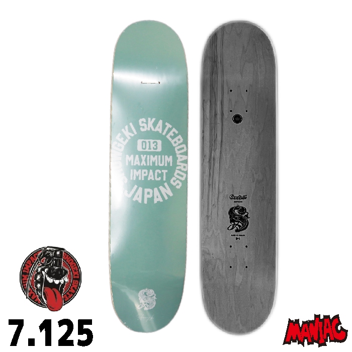 スケボー デッキ 7．125 単品 スケートボード ショウゲキ SHOWGEKI