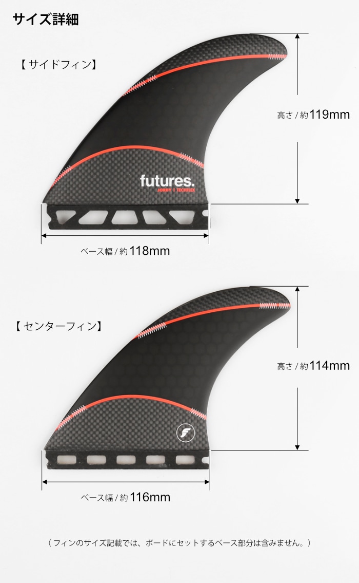 フューチャー フィン トライフィン ショートボード用 FUTURES. FIN