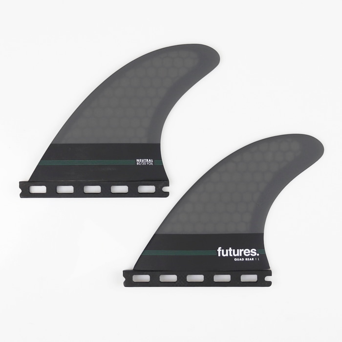 フューチャー フィン クアッド リア ショートボード用 FUTURES. FIN