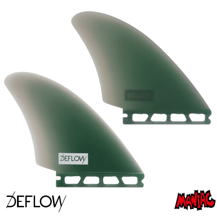 future フューチャー フィン ツインフィン フィッシュ DEFLOW デフロウ