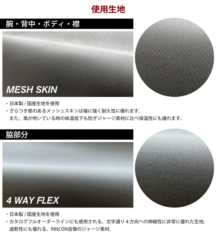 ウェットスーツ タッパー RINCON リンコン メンズ LA STYLE ICON
