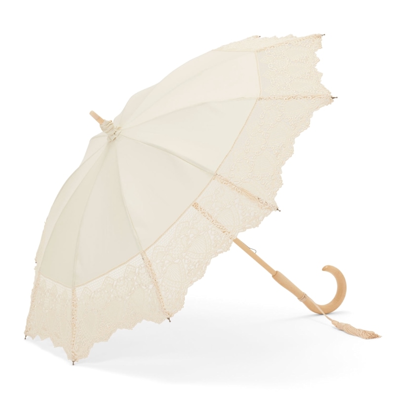 レディース日傘】麻-雪華-ホワイト｜トンボ洋傘前原光榮商店オンライン