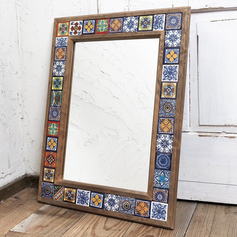 メキシコタイルミラー【送料1000円込】｜マライカ公式通販