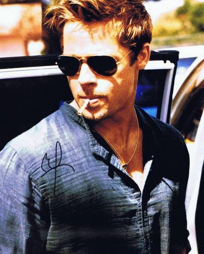 Brad Pitt ブラッド ピット 直筆サイン PHOTO | ハリウッド男優 (A-E