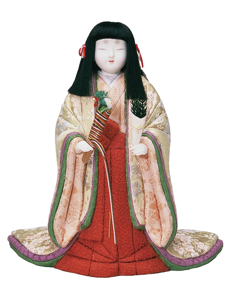 真多呂人形 | 木目込み人形キット,平安朝人形キット 人形キット 早蕨の