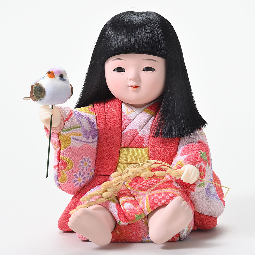 雛人形 るんるんるん 豆雛のみ 木目込み十五人揃え 雛人形 ひな人形
