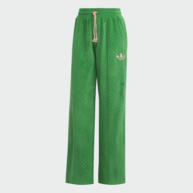 レディース Adicolor Heritage Now ベロアパンツ グリーン ｜アパレル