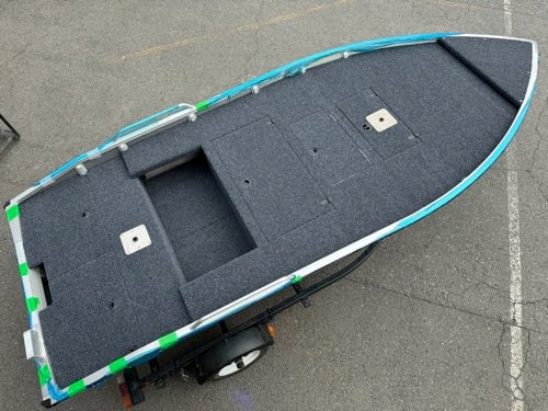 4.2m・カラマス K420SV・特注アルミ製デッキ付/ライブウエル付・幅