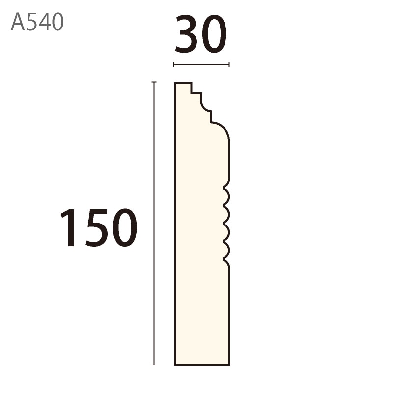 A540AY：サンメント ［150×30］ 3650mm （アユース） │ みはしプロ