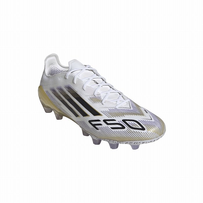 ADIDAS アディダス F50 ELITE HG/AG JAPAN(ホワイト×ブラック×ゴールド