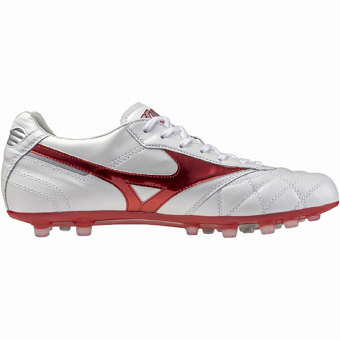Mizuno サッカーシューズ スパイク ホワイト/レッド Mizuno サッカー