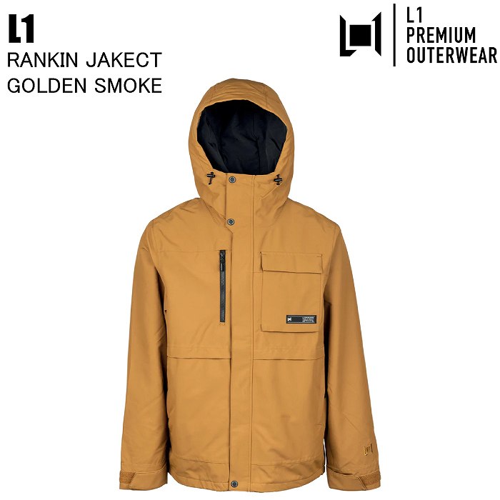 L1 エルワン RANKIN JACKET GOLDEN SMOKE スノーボードウェア
