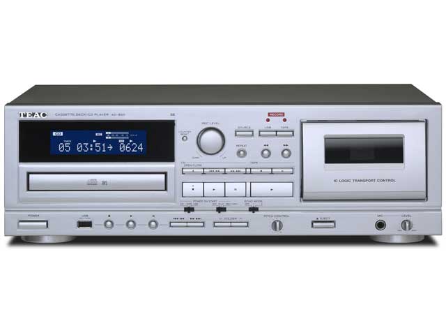 TEAC カセットデッキ/CDプレーヤー AD-850-SE(S) | オーディオ