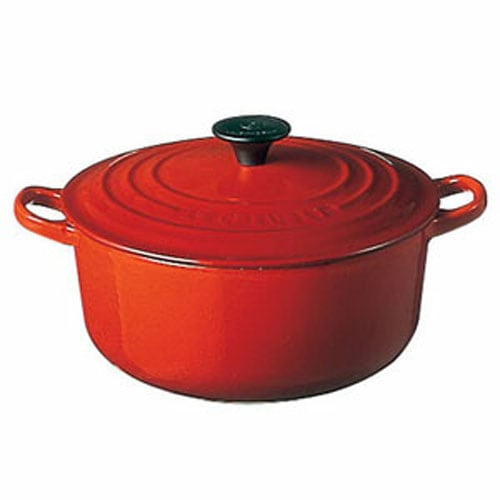 ル・クルーゼ Le Creuset ココット・ロンド 18cm オレンジ 2501の通販