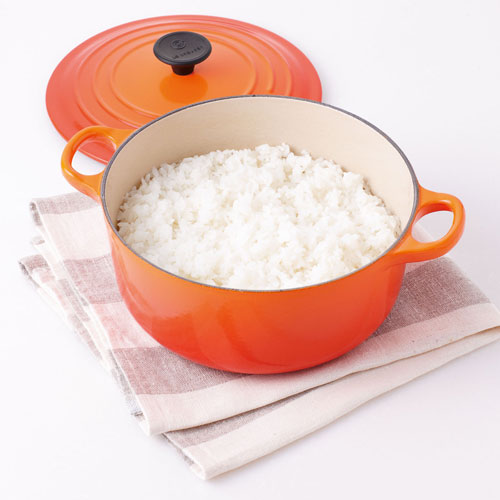 ル・クルーゼ Le Creuset ココット・ロンド 18cm オレンジ 2501の通販