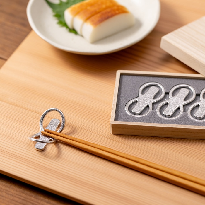 箸置 - 8 - 5ヶ入｜錫製雑貨・酒器の通販は能作オンラインショップ