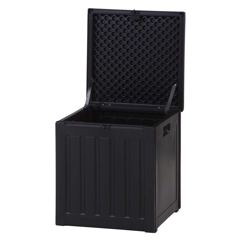 不二貿易 外置き可能 収納ボックス 76L 黒 ブラック 38050 | 全商品