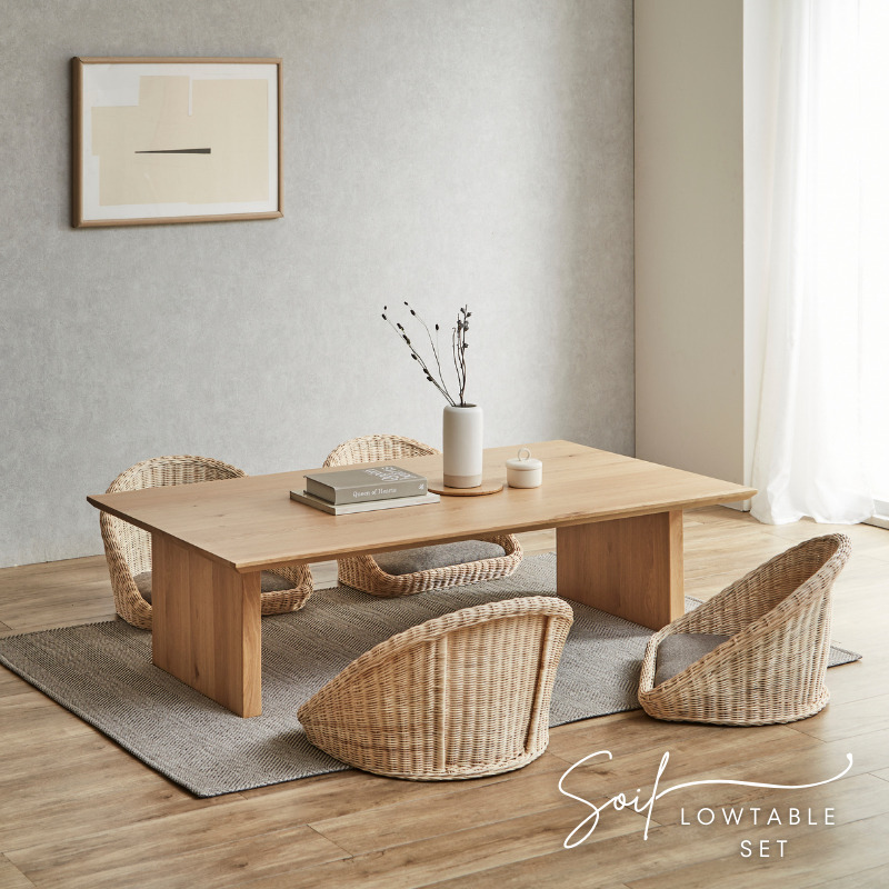 soil】ローテーブル5点セット【150・180サイズ】 | 店舗,株式会社河口
