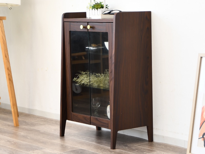 キッチン収納 キャビネット ミニ食器棚 キッチン 収納ボックス 扉付き