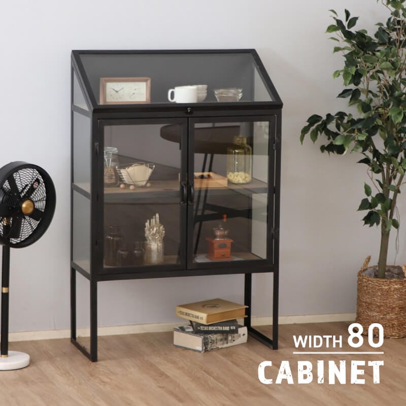 キャビネット 完成品 おしゃれ アンティーク 調 収納棚 扉付き