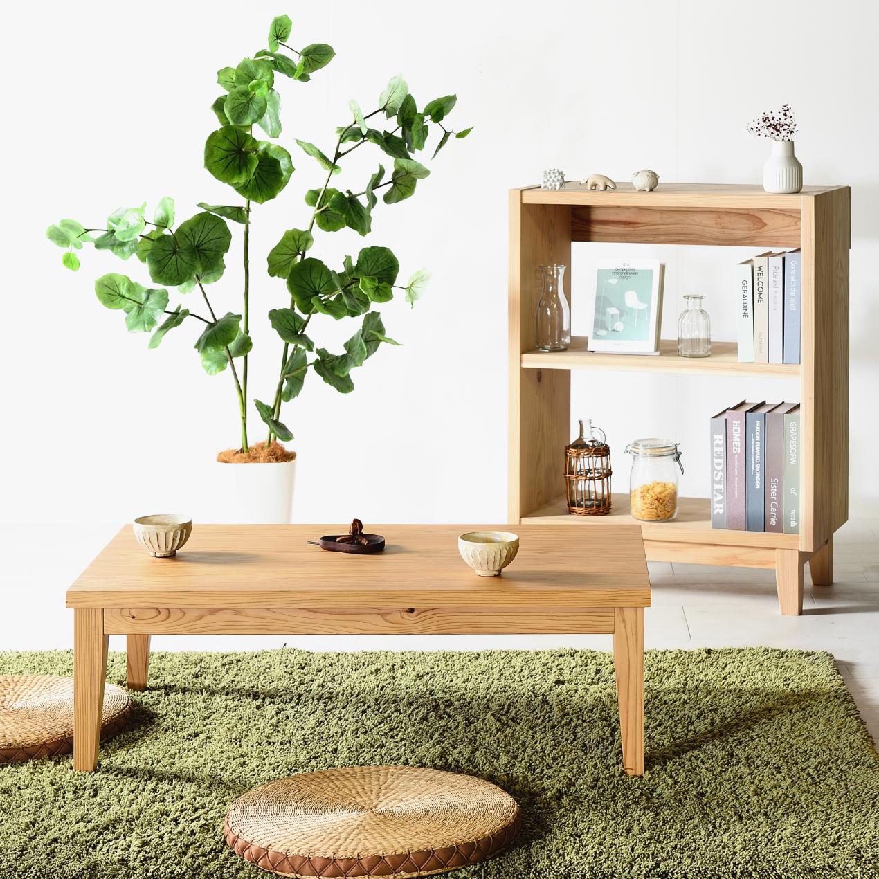 木の香ローテーブル3 杉材 九州産杉 国産 無垢材 天然木 北欧