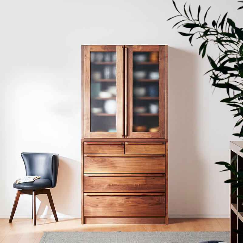 開梱設置無料]【大川家具】ダイニングボード 90cm幅 アレン