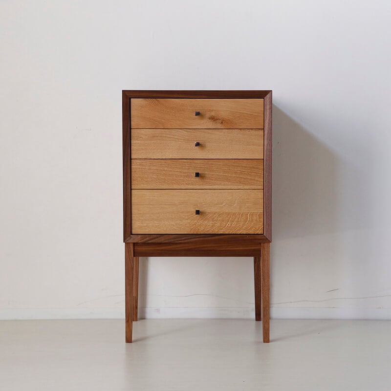 大川家具】≪受注生産≫コンパクトチェスト 50cm幅 ロー/ハイ グラッパ