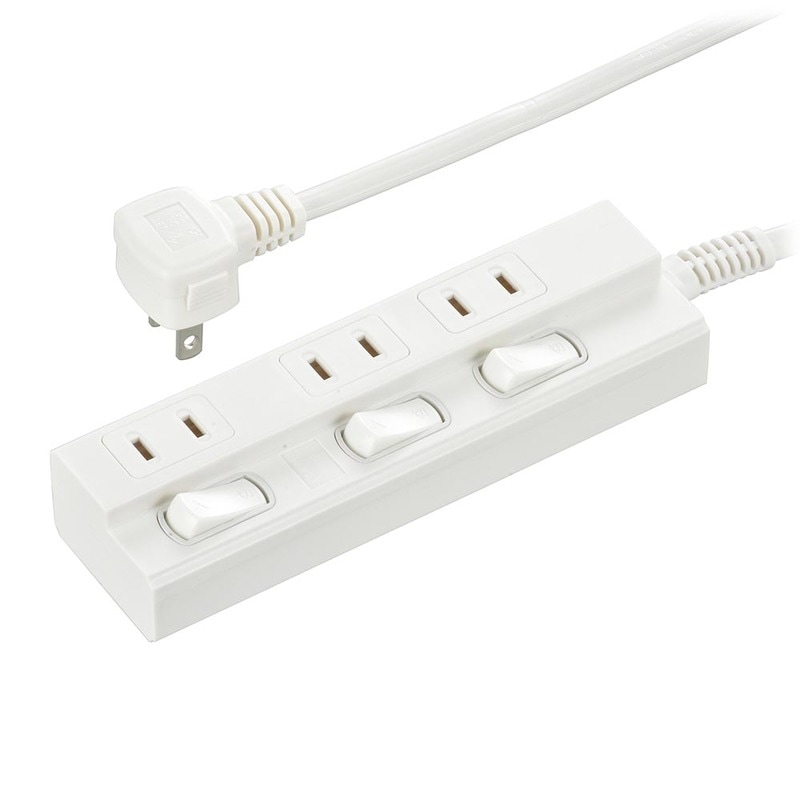 節電タップ 3個口 2m ｜HS-TP32EDLP22 00-1596｜通販ならオーム電機