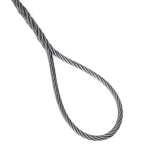 玉掛策 両アイ 径24mm 長2.0m 2本セット JIS 編込み加工 ワイヤー