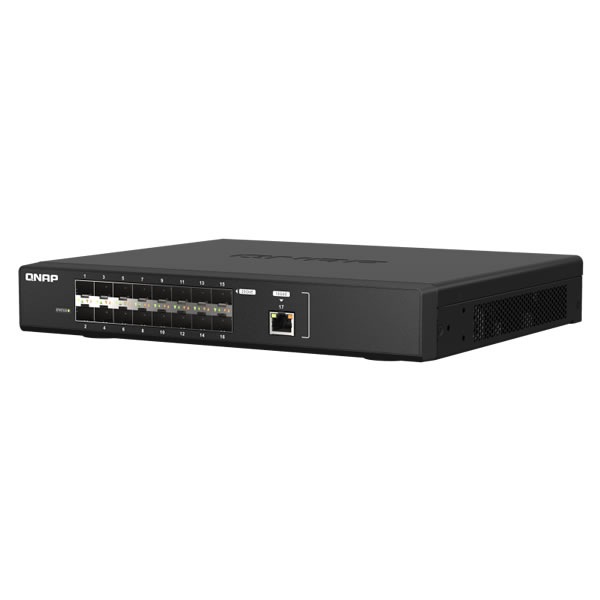 QNAP QSW-M5216-1T 16ポート 25GbE SFP28 ファイバーマネージド