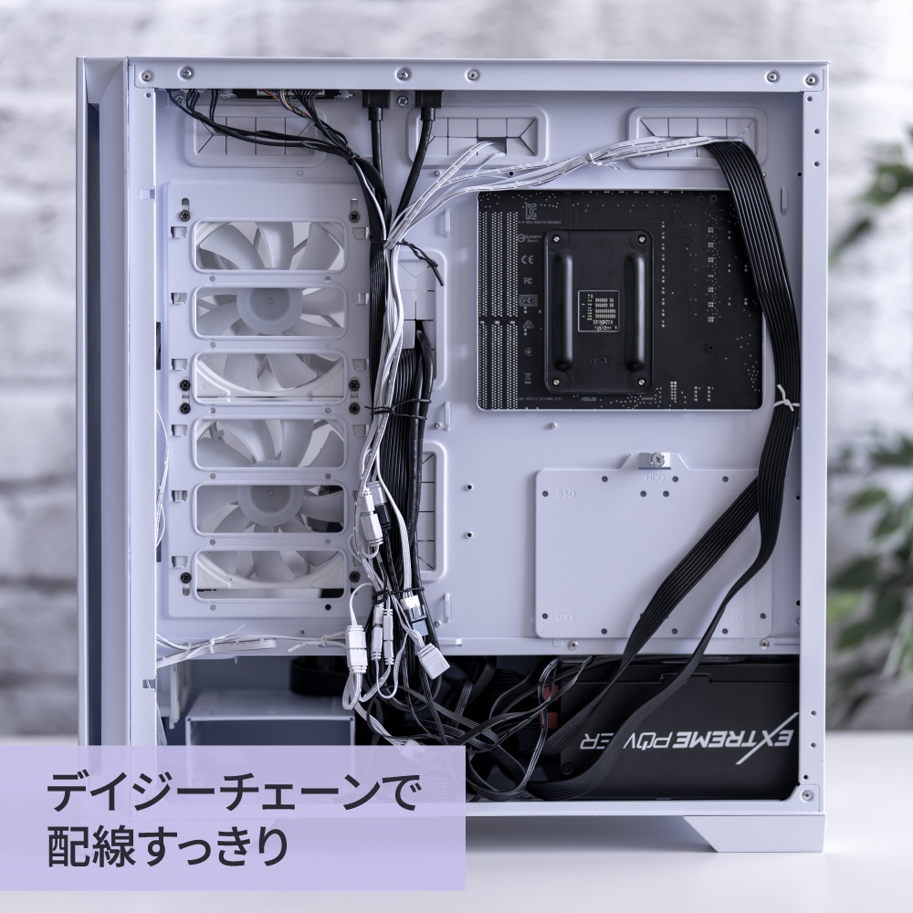 ARGB LED内蔵ヘッド＆チューブ 120mm×2基 水冷CPUクーラー (OWL