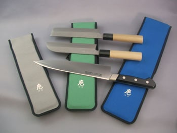 帆布製 包丁ケース 【G-S】 対応品 牛刀 ～210mm、三徳包丁、鎌薄刃