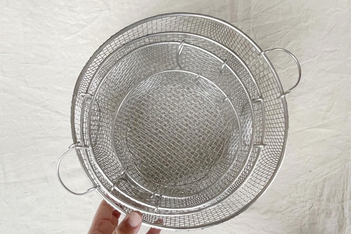 鳥井金網工芸 ] ステンレス 水切りかご | すべての商品 | とんぱhanare