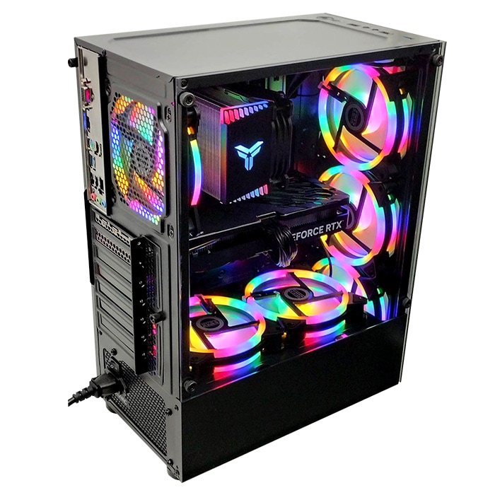 ゲーミングPC デスクトップパソコン ブラック GeForce RTX3060Ti 第14