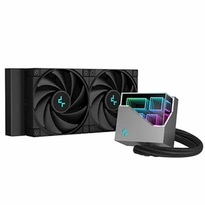 Deepcool LM240 2.4インチ液晶搭載 高性能簡易水冷クーラー ブラック