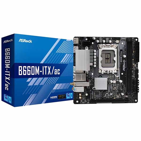 ASRock B660M-ITX/ac Intel B660チップセット搭載 コスト