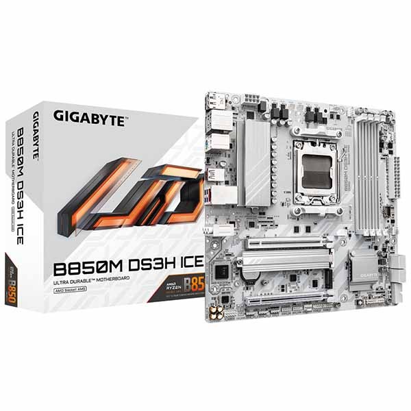 GIGABYTE B850M DS3H ICE AMD B850チップセット搭載 ホワイトカラー