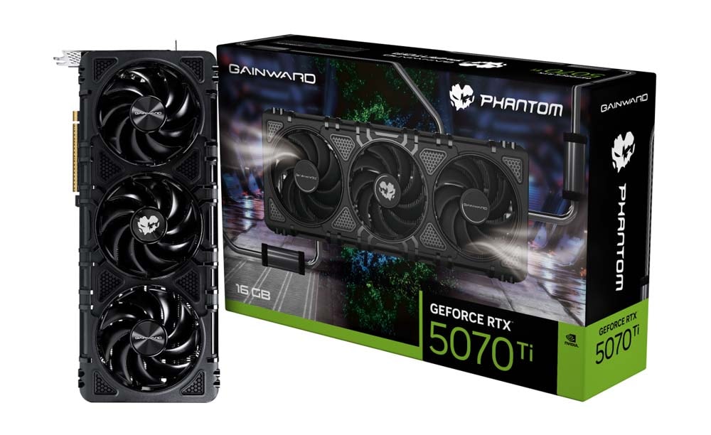 GAINWARD RTX 5070Ti PHANTOM 16GB GDDR7 256bit 3-DP HDMI