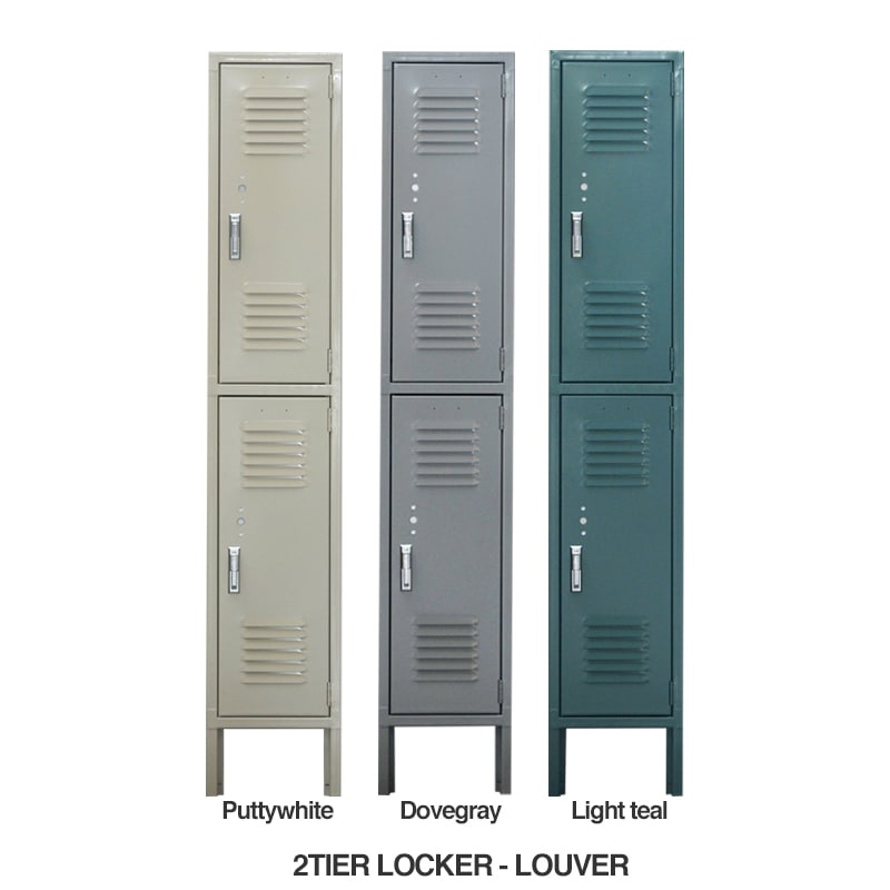 LYON 2-TIER LOCKER - LOUVER | Metal Products,Locker | | P.F.S.