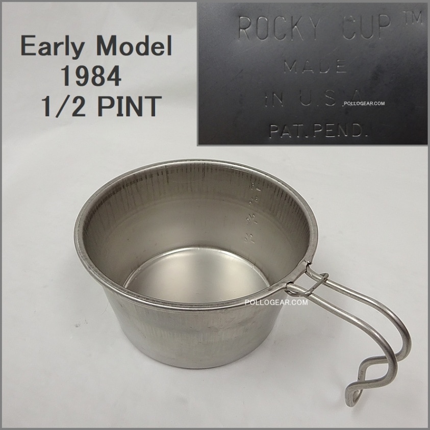 ロッキーカップ　1パイント 1PINT ROCKY CUP™<BR>ロッキーカップ 前期型<BR>シェラカップ アメリカ