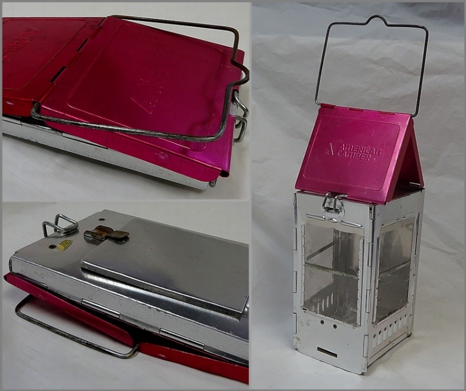 60'sビンテージ東京TOPキャンドルランタン 屋根型 フォールディング