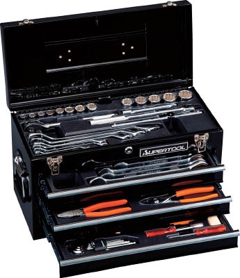 プロ用デラックス工具セット 差込角12.7mm S7000DX ブラック スーパー