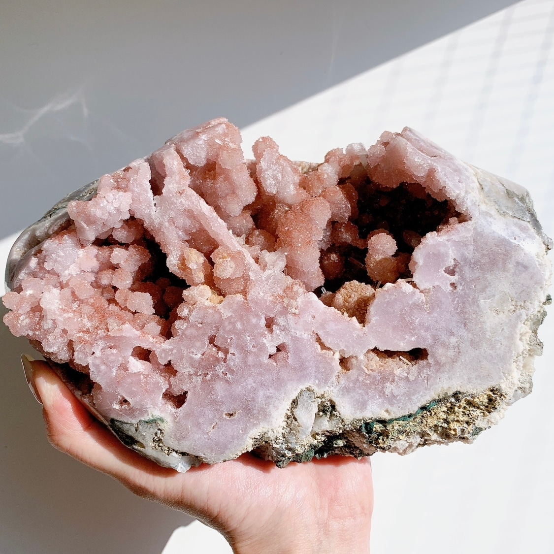 ローズ（ピンク）アメジスト 原石 大 | 原石 | Crystals by Purely