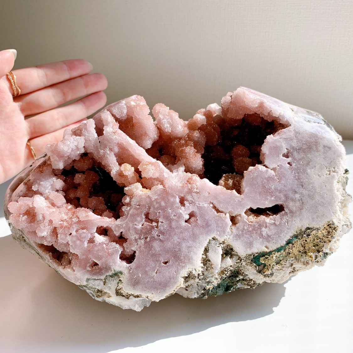 ローズ（ピンク）アメジスト 原石 大 | 原石 | Crystals by Purely