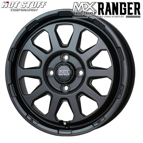 送料無料 タフト TAFT マッドクロス レンジャー マットブラック 165