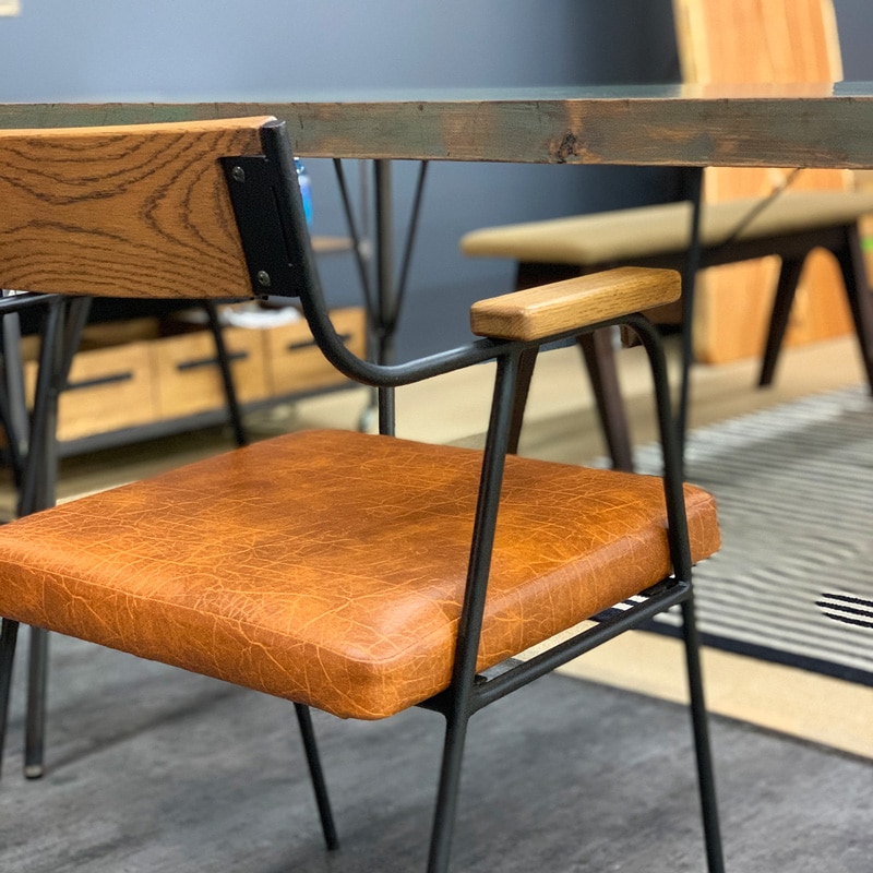 Razzle chair 02｜ラズル アームチェア 02 讃岐産コナラ・ヒノキ無垢材